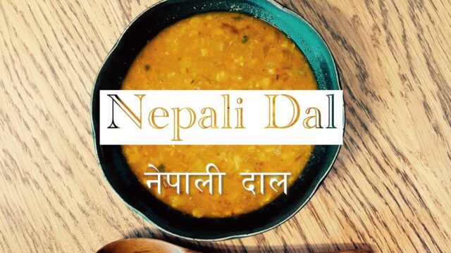 Home made Nepali dal in Japan